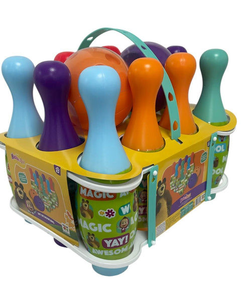 Juguete Set De Bowling - Masha Y El Oso