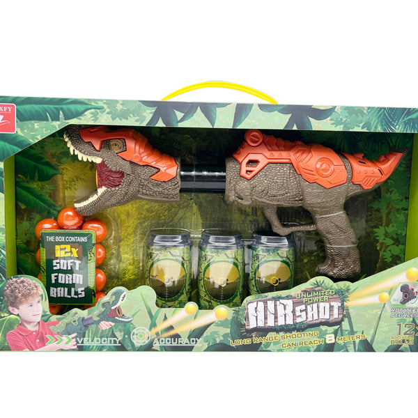 Pistola Dinosaurio 12 Balas Suaves