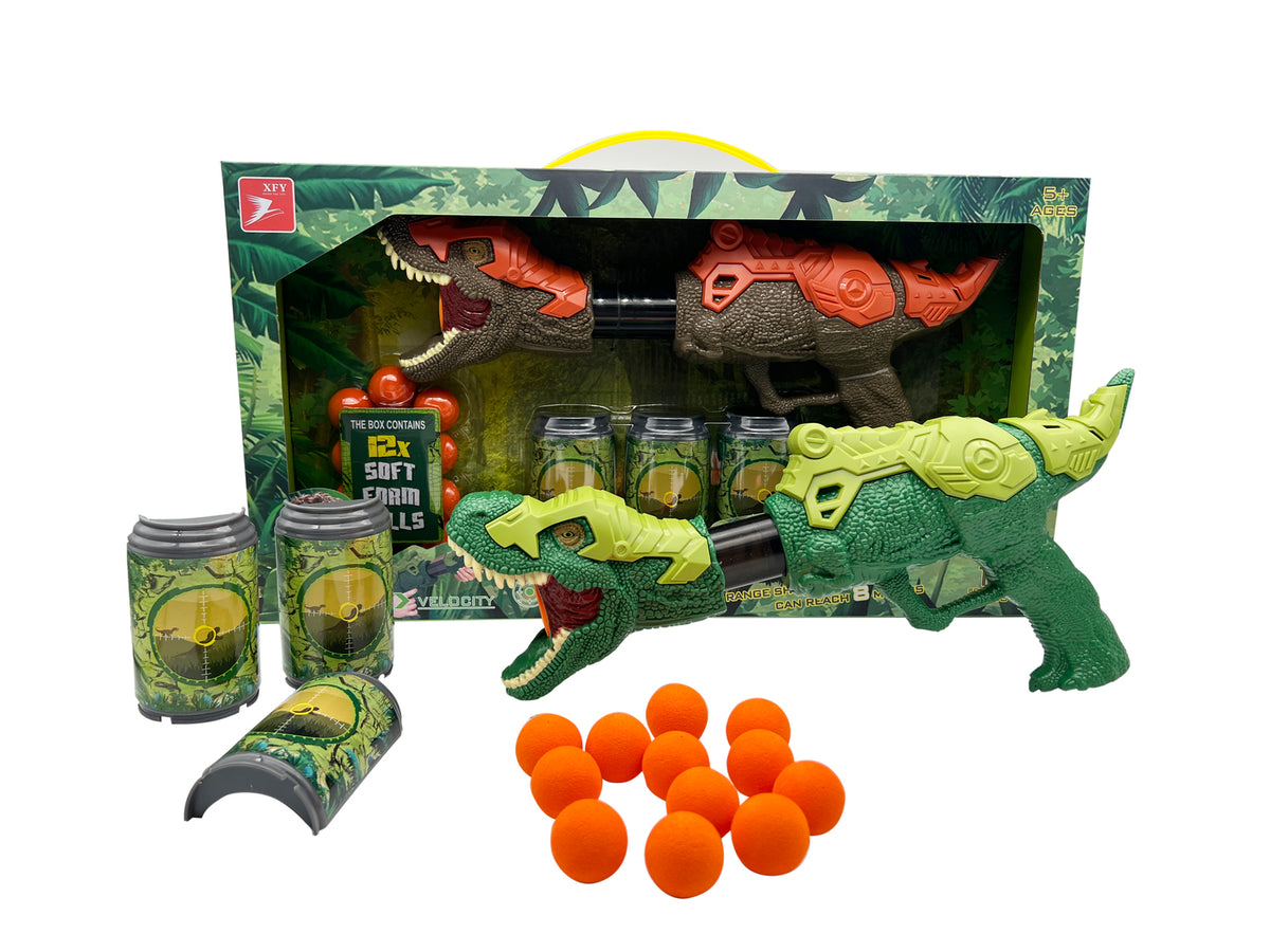 Lanzador De Dinosaurio 12 Bolas - Toyng - Toyng