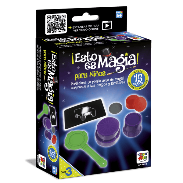 Juego de Magia Esto Es Magia Set 3 (15 Trucos) - Toyng - Toyng Chile