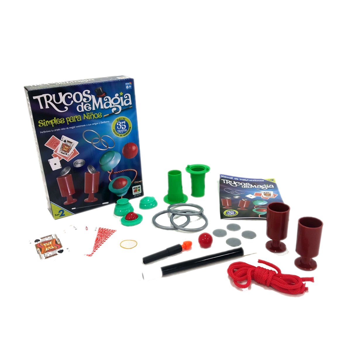 Juego de Magia Set de Magia 2 (35 Trucos) - Toyng - Toyng Chile