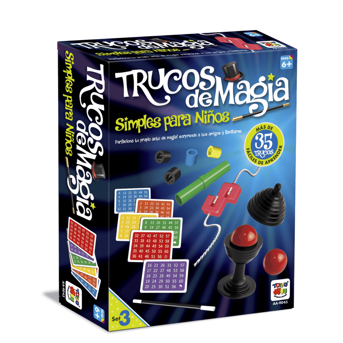 Juego de Magia Set de Magia 3 (35 Trucos) - Toyng - Toyng Chile