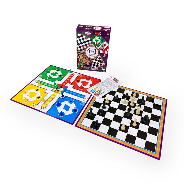 Juego de Mesa 4 en 1 Clásicos Ajedrez Ludo Damas - Toyng - Toyng Chile