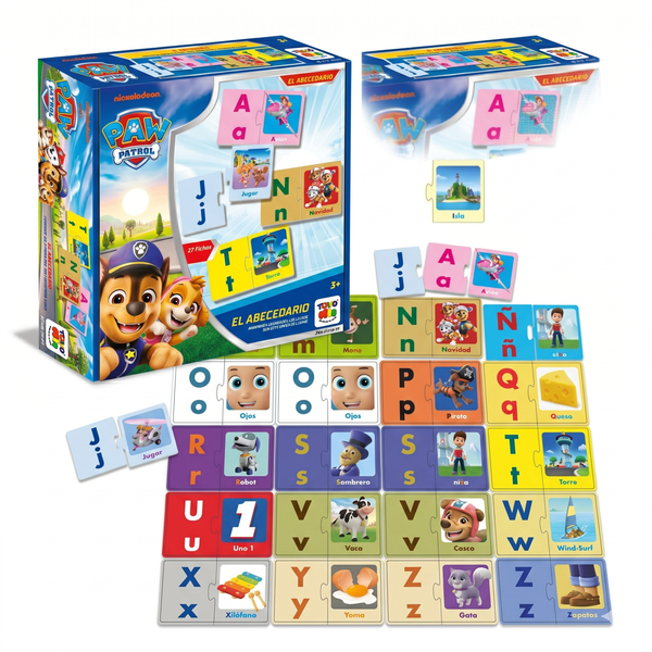 Juego de Mesa Abecedario - Paw Patrol - Toyng Chile