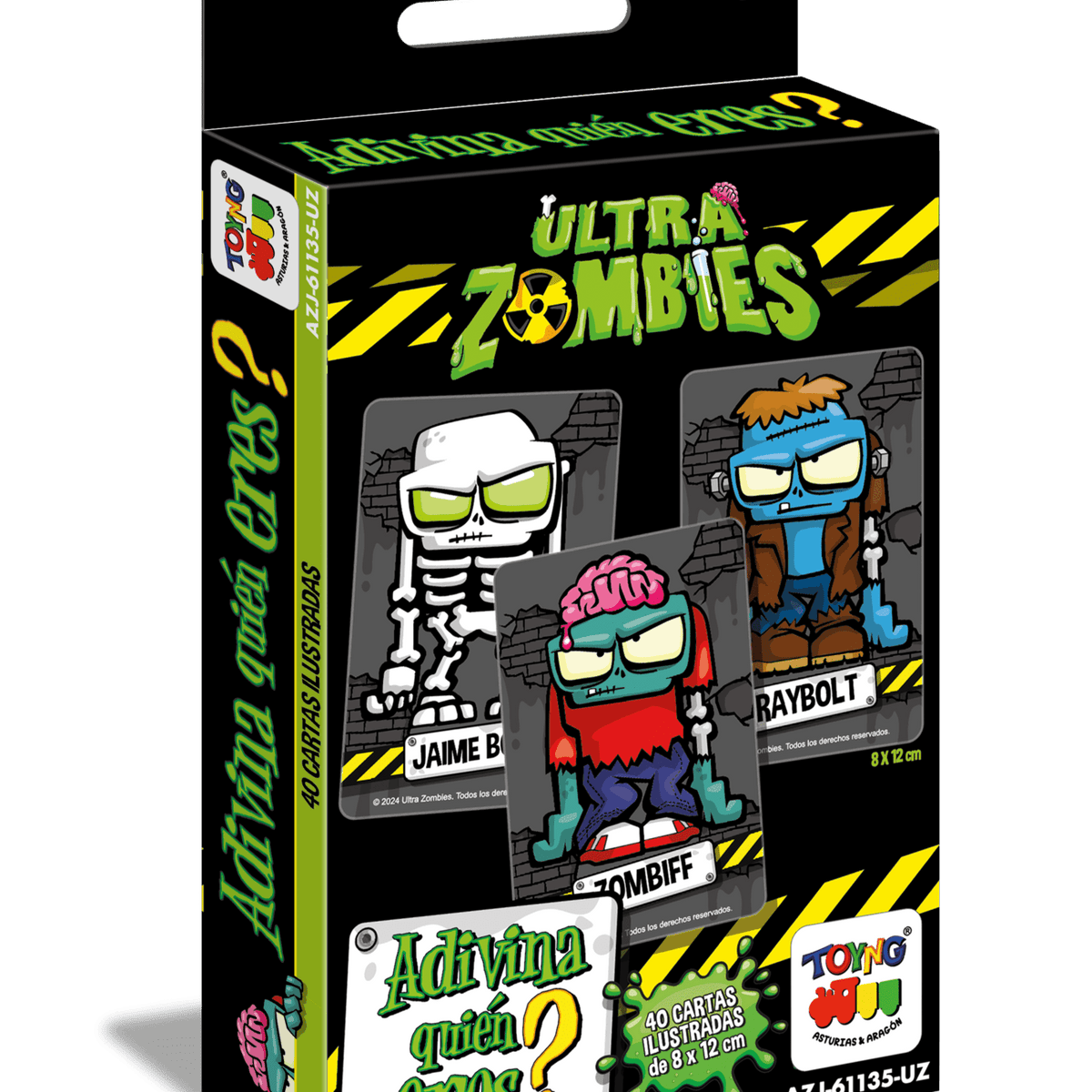 Juego de Mesa Adivina Quien Eres - Ultra Zombies - Toyng Chile