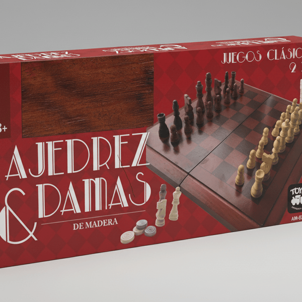 Juego de Mesa Ajedrez Damas Premium - Toyng - Toyng Chile