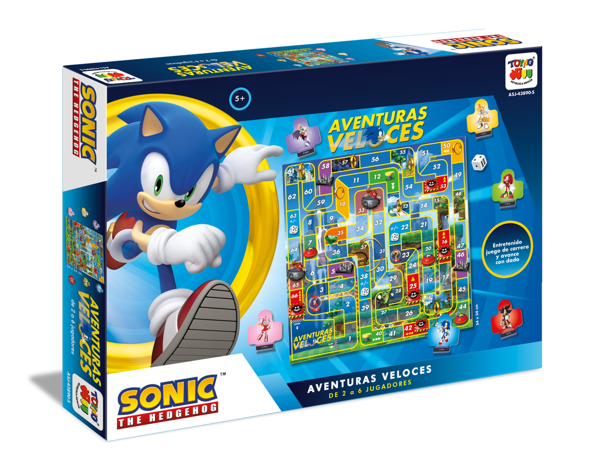 Juego de Mesa Aventuras Veloces Sonic - Sonic