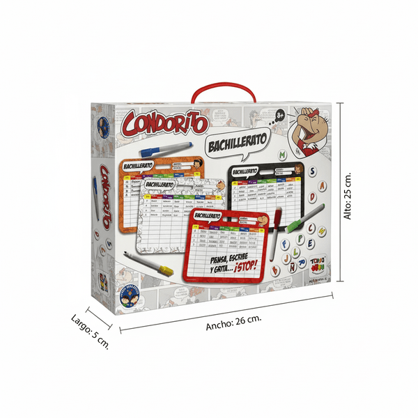 Juego de Mesa Bachillerato Stop - Condorito - Toyng Chile