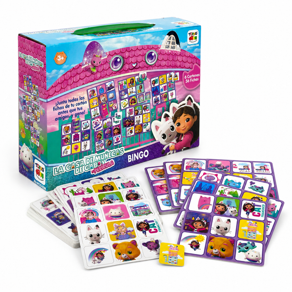 Juego de Mesa Bingo - Gabby’S Doll House - Toyng Chile