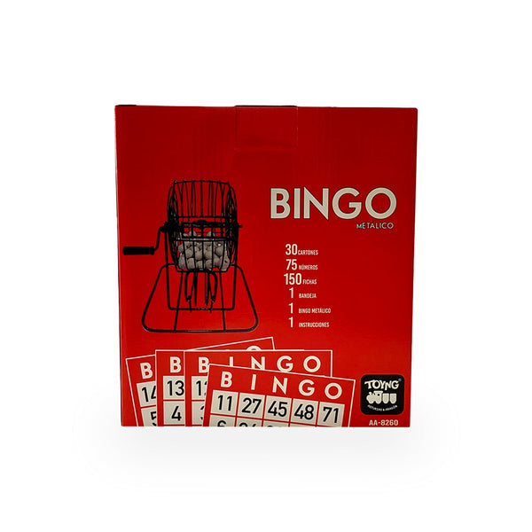 Juego de Mesa Bingo Metálico 30 Cartones - Toyng - Toyng Chile