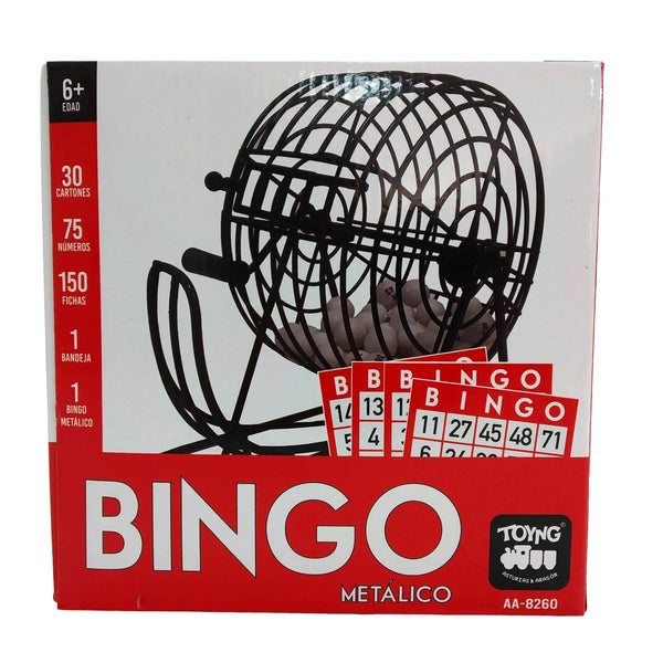 Juego de Mesa Bingo Metálico 30 Cartones - Toyng - Toyng Chile