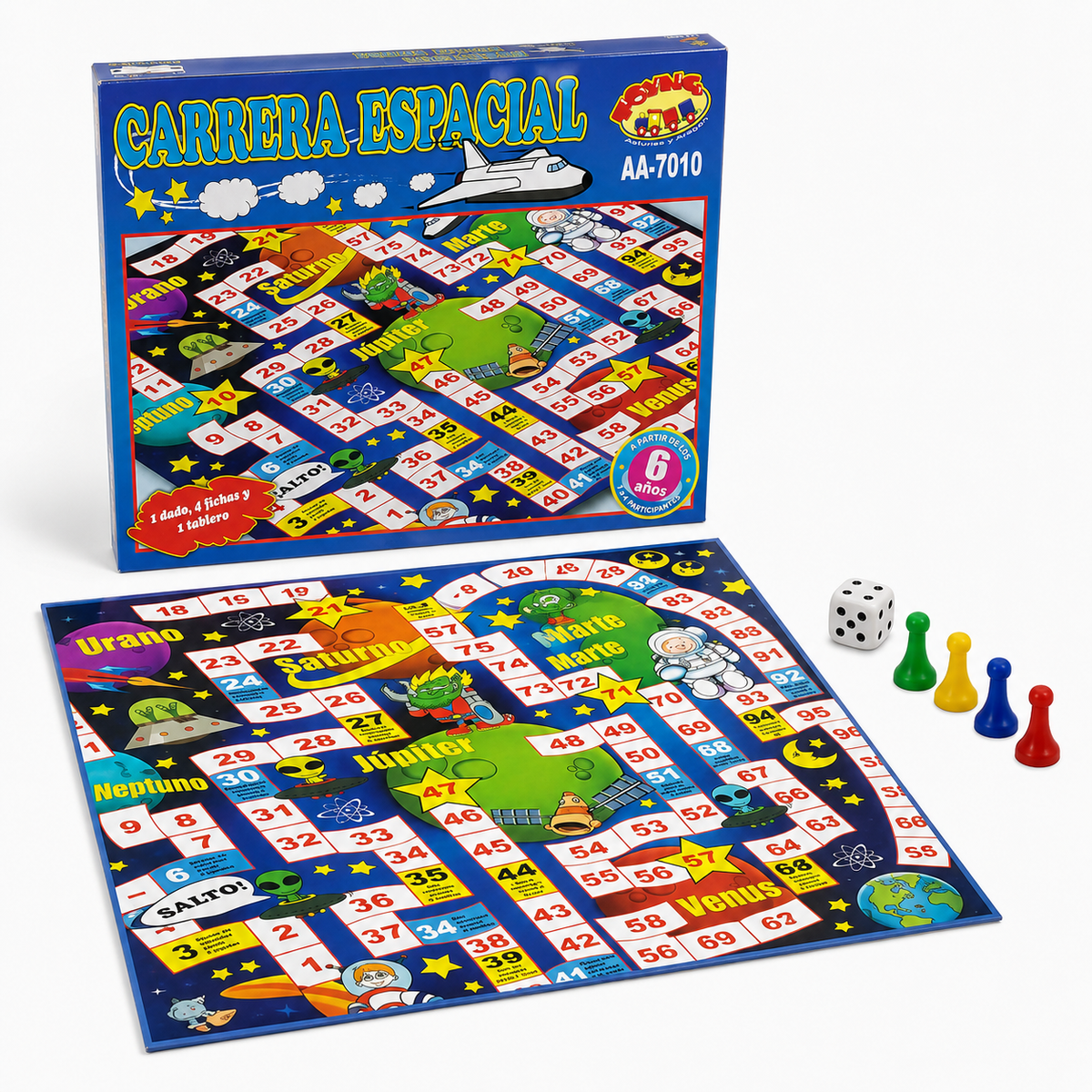 Juego de Mesa Carrera Espacial