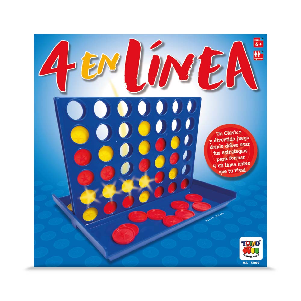 Juego de Mesa Cuatro En Linea - Toyng - Toyng Chile