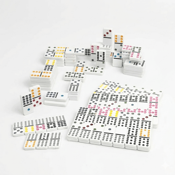 Juego de Mesa Dominó 12 Caja Metálica - Toyng - Toyng Chile