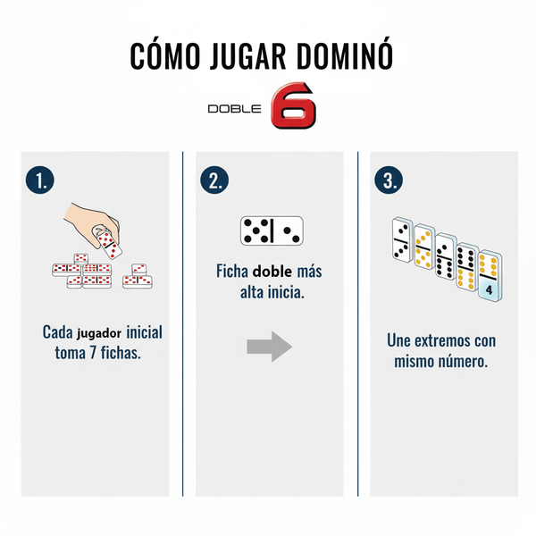 Juego de Mesa Dominó 6 Caja Metálica - Toyng - Toyng Chile