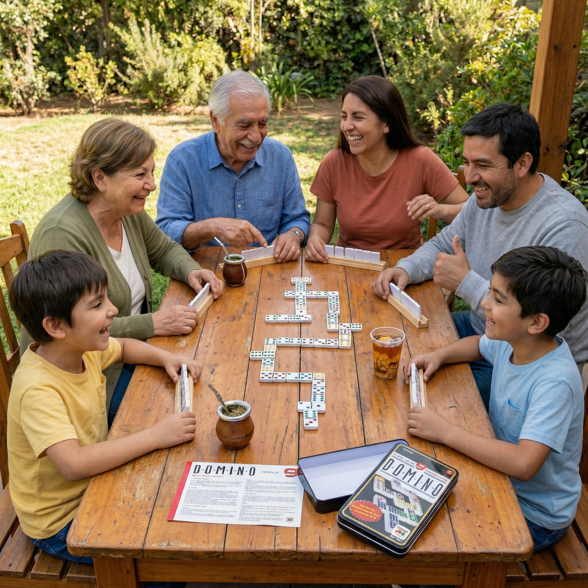 Juego de Mesa Dominó 9 Caja Metálica - Toyng - Toyng Chile