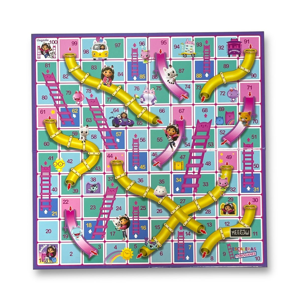 Juego de Mesa Escalera y Toboganes - Gabby - Toyng Chile