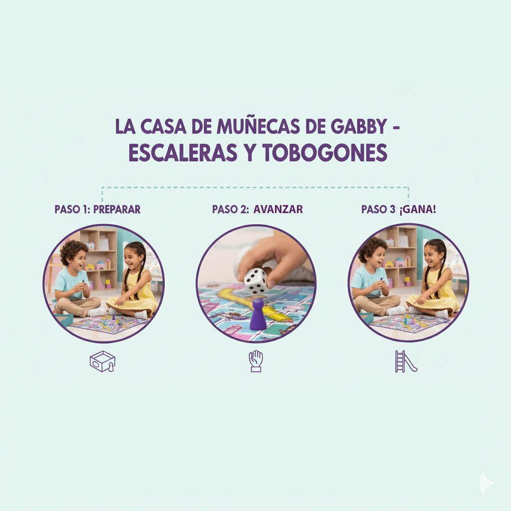Juego de Mesa Escalera y Toboganes - Gabby - Toyng Chile