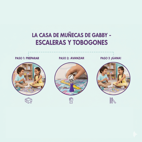 Juego de Mesa Escalera y Toboganes - Gabby - Toyng Chile