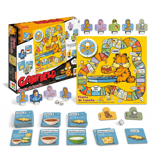 Juego de Mesa Fiesta Lasaña Garfield - Garfield - Toyng Chile