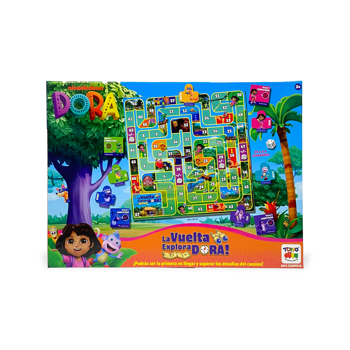 Juego de Mesa La Vuelta Explora Dora - Dora La Exploradora - Toyng Chile