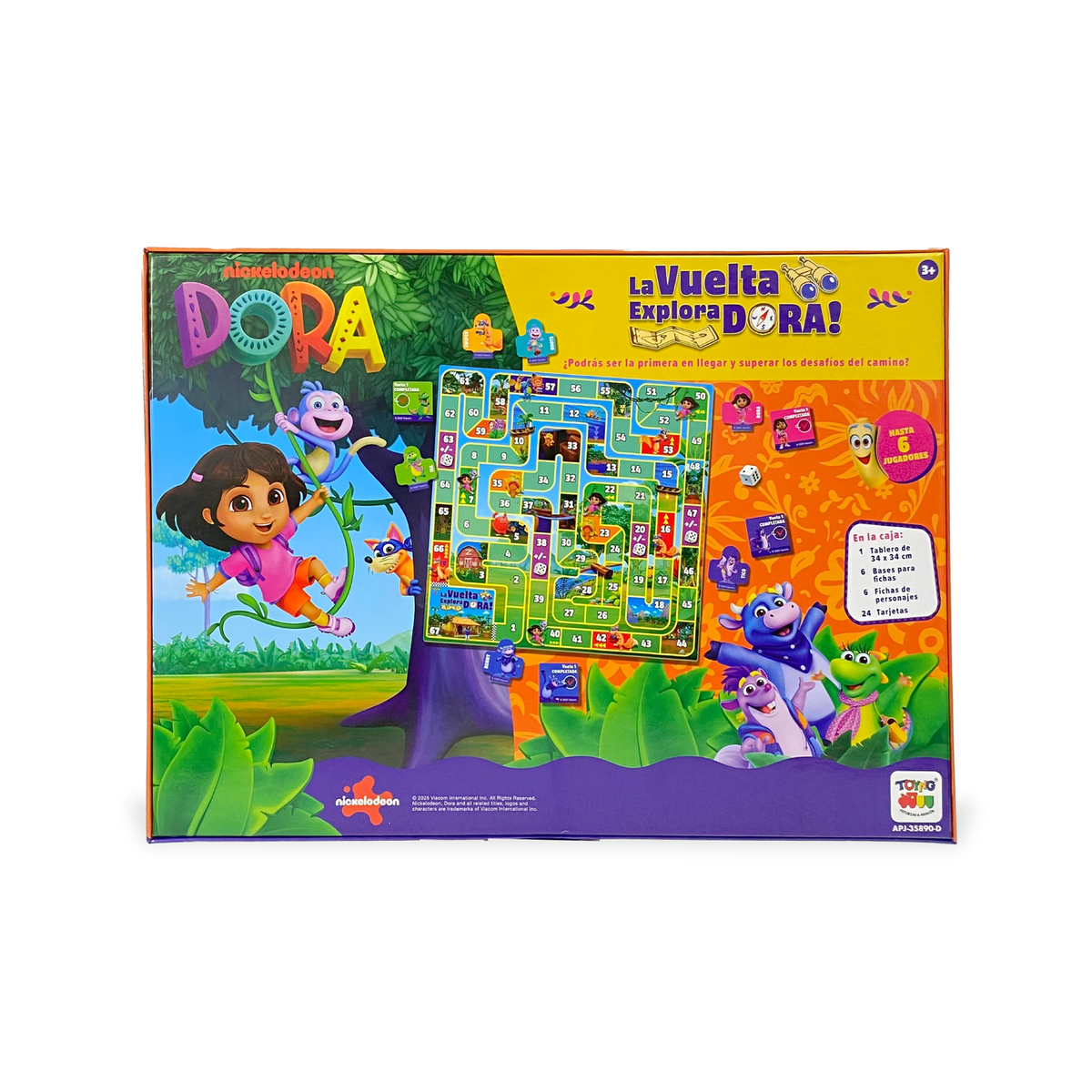 Juego de Mesa La Vuelta Explora Dora - Dora La Exploradora - Toyng Chile