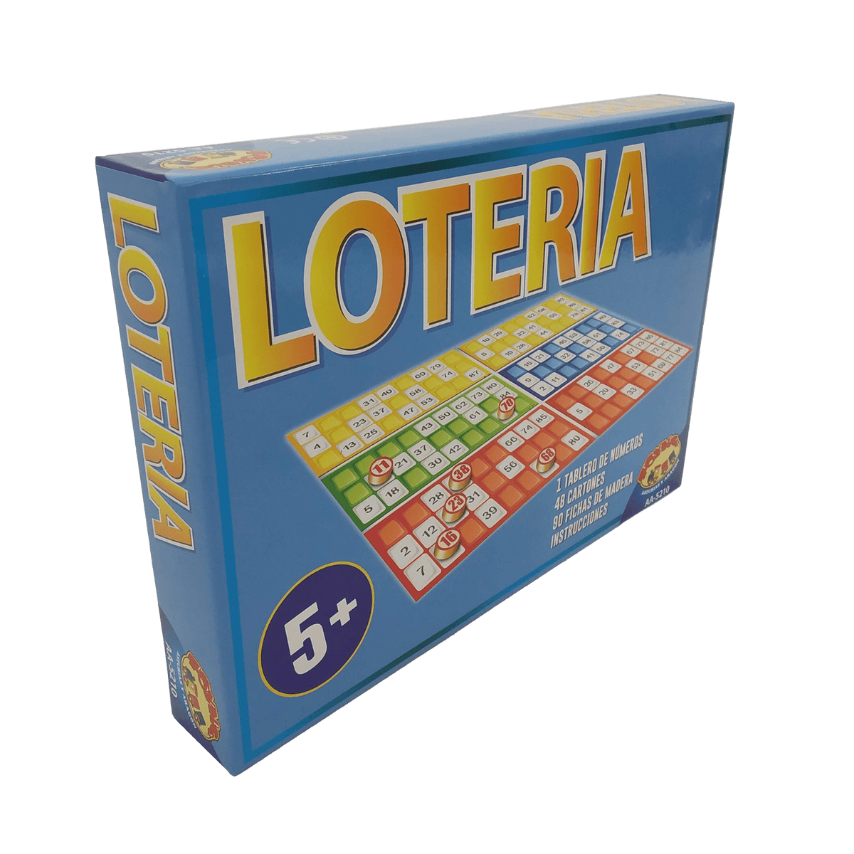 Juego De Mesa Lotería 48 Cartones Fichas De Madera - Toyng - Toyng Chile