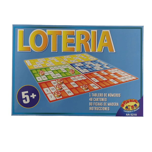 Juego De Mesa Lotería 48 Cartones Fichas De Madera - Toyng - Toyng Chile