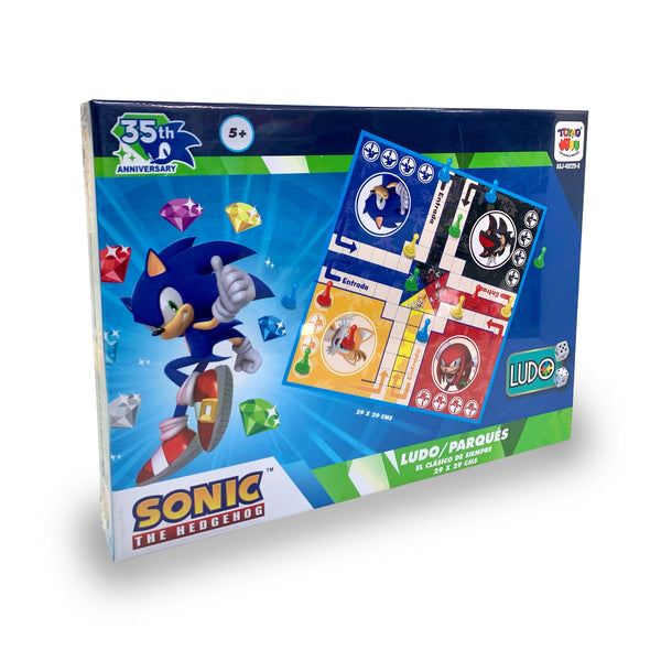 Juego de Mesa Ludo Clásico 2 a 4 Jugadores - Sonic - Toyng Chile