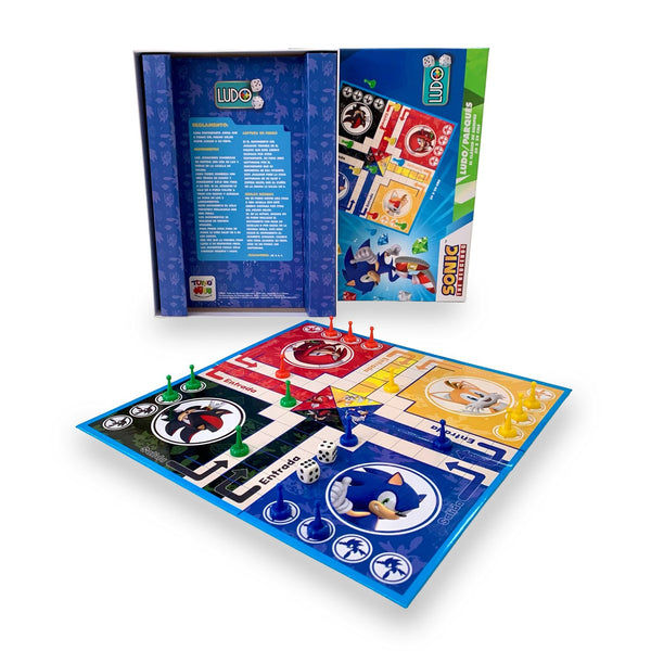 Juego de Mesa Ludo Clásico 2 a 4 Jugadores - Sonic - Toyng Chile
