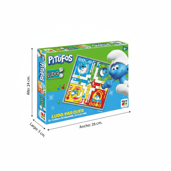 Juego de Mesa Ludo Los Pitufos - Los Pitufos - Toyng Chile