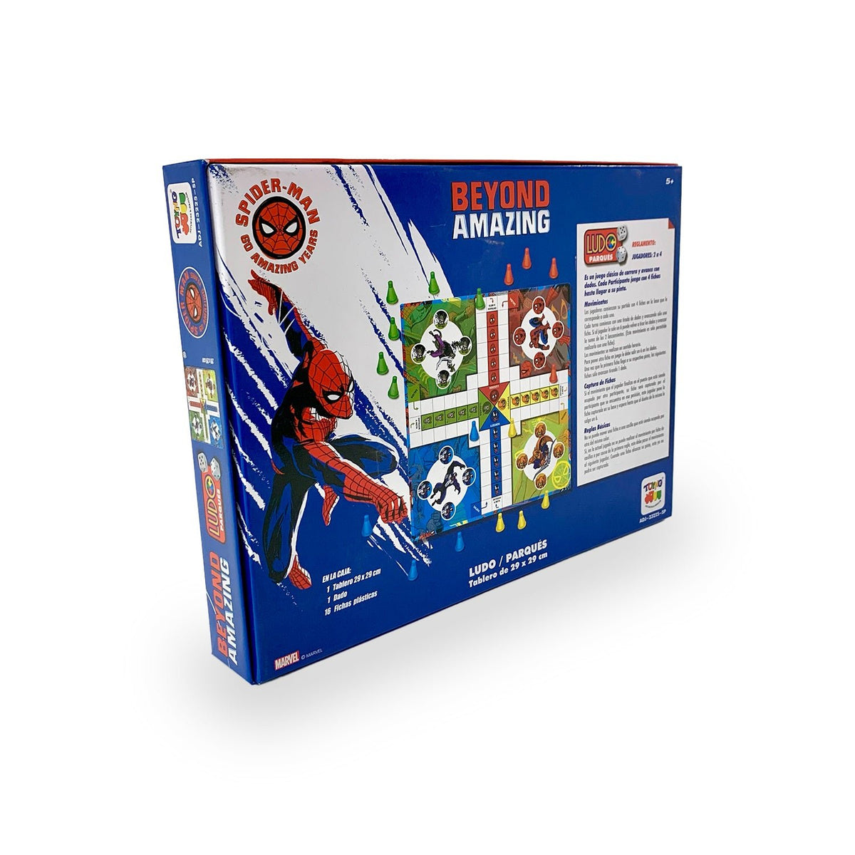 Juego de Mesa Ludo - Spiderman - Toyng Chile