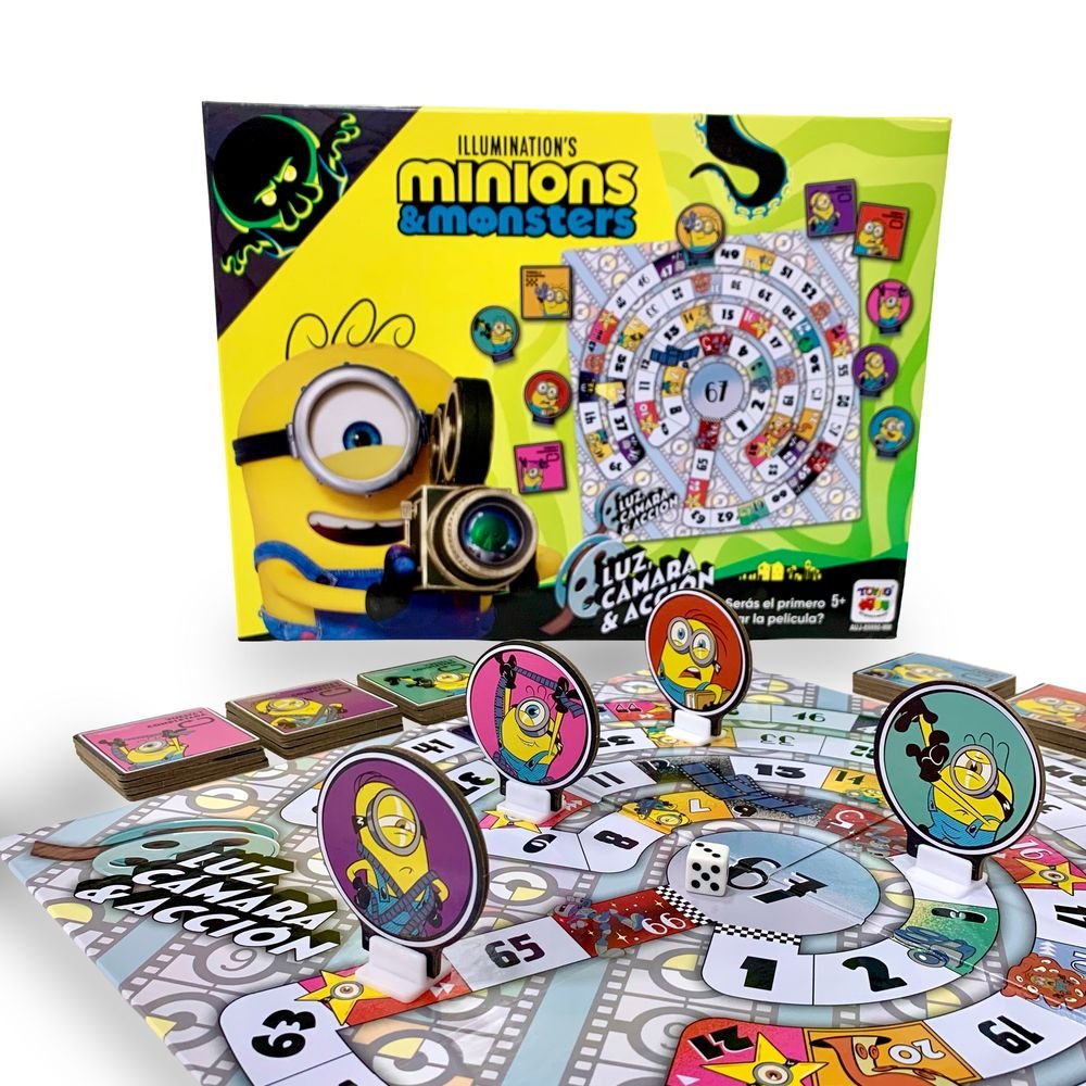Juego de Mesa Luz, Camara & Acción - Minions