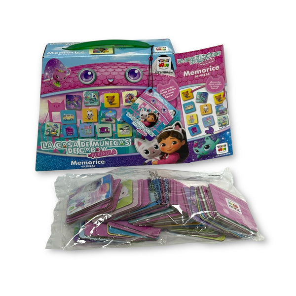 Juego de Mesa Memorice 60 Piezas - Gabby - Toyng Chile