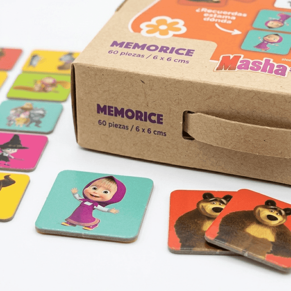 Juego de Mesa Memorice 60 Piezas - Masha - Toyng Chile