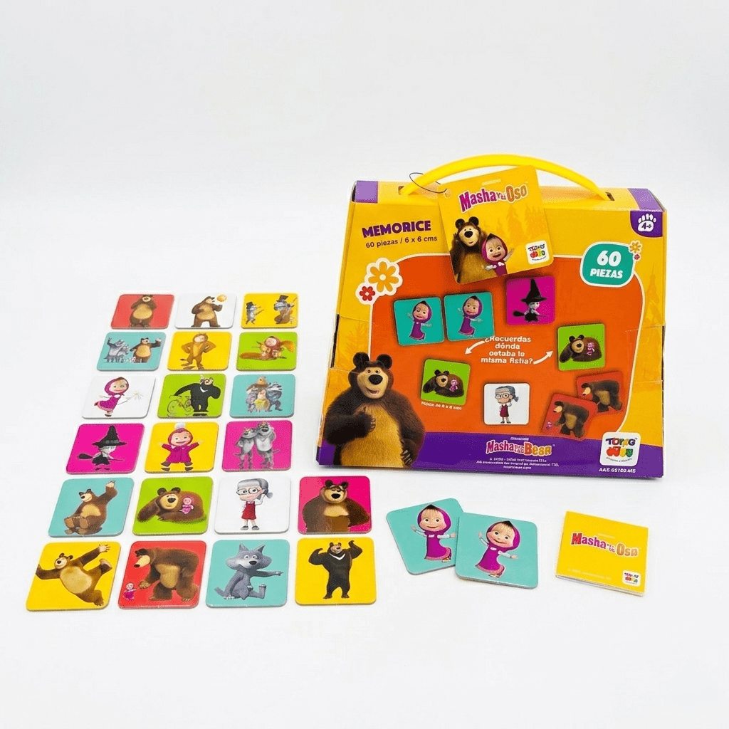 Juego de Mesa Memorice 60 Piezas - Masha - Toyng Chile