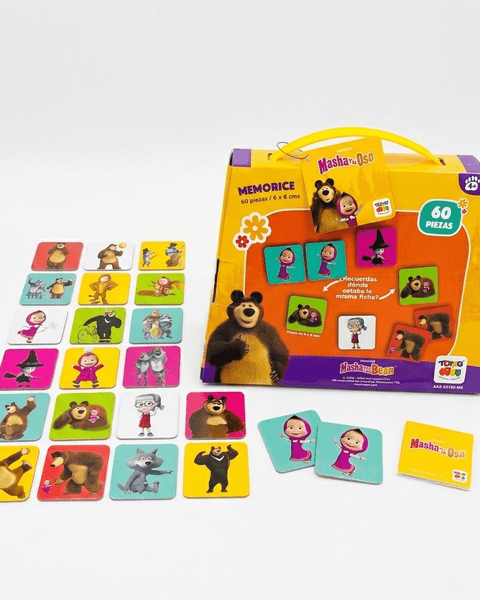 Juego de Mesa Memorice 60 Piezas - Masha - Toyng Chile