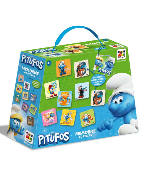 Juego de Mesa Memorice 60 Piezas Pitufos - Los Pitufos - Toyng Chile