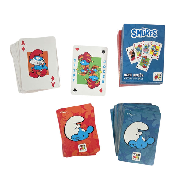 Juego de Mesa Naipe Ingles Pitufos - Los Pitufos - Toyng Chile