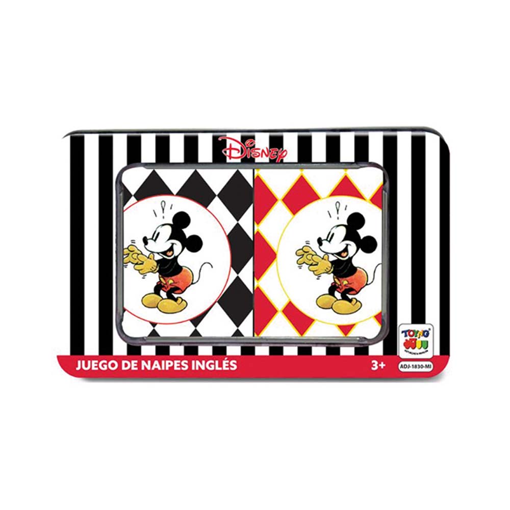 Juego de Mesa Naipes Caja Metalica - Mickey - Toyng Chile