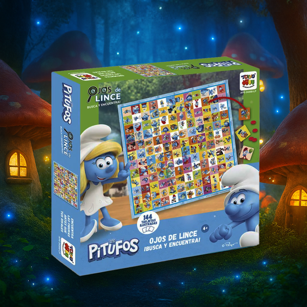 Juego de Mesa Ojos De Lince Pitufos - Los Pitufos - Toyng Chile
