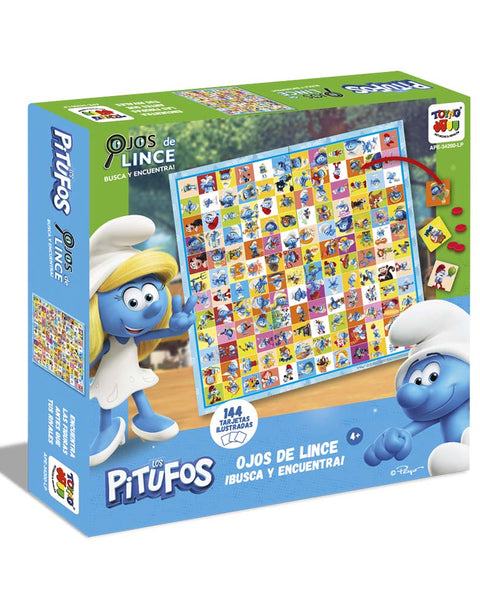 Juego de Mesa Ojos De Lince Pitufos - Los Pitufos - Toyng Chile