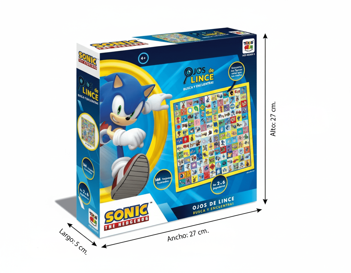 Juego de Mesa Ojos De Lince - Sonic - Toyng Chile