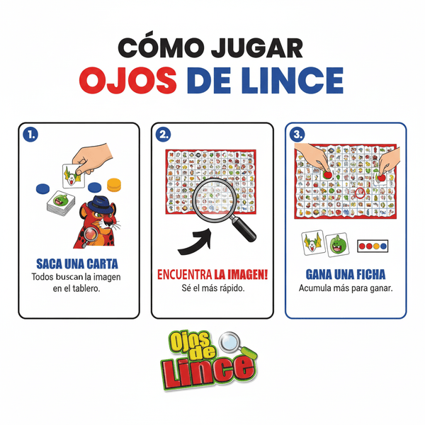 Juego de Mesa Ojos De Lince - Toyng - Toyng Chile