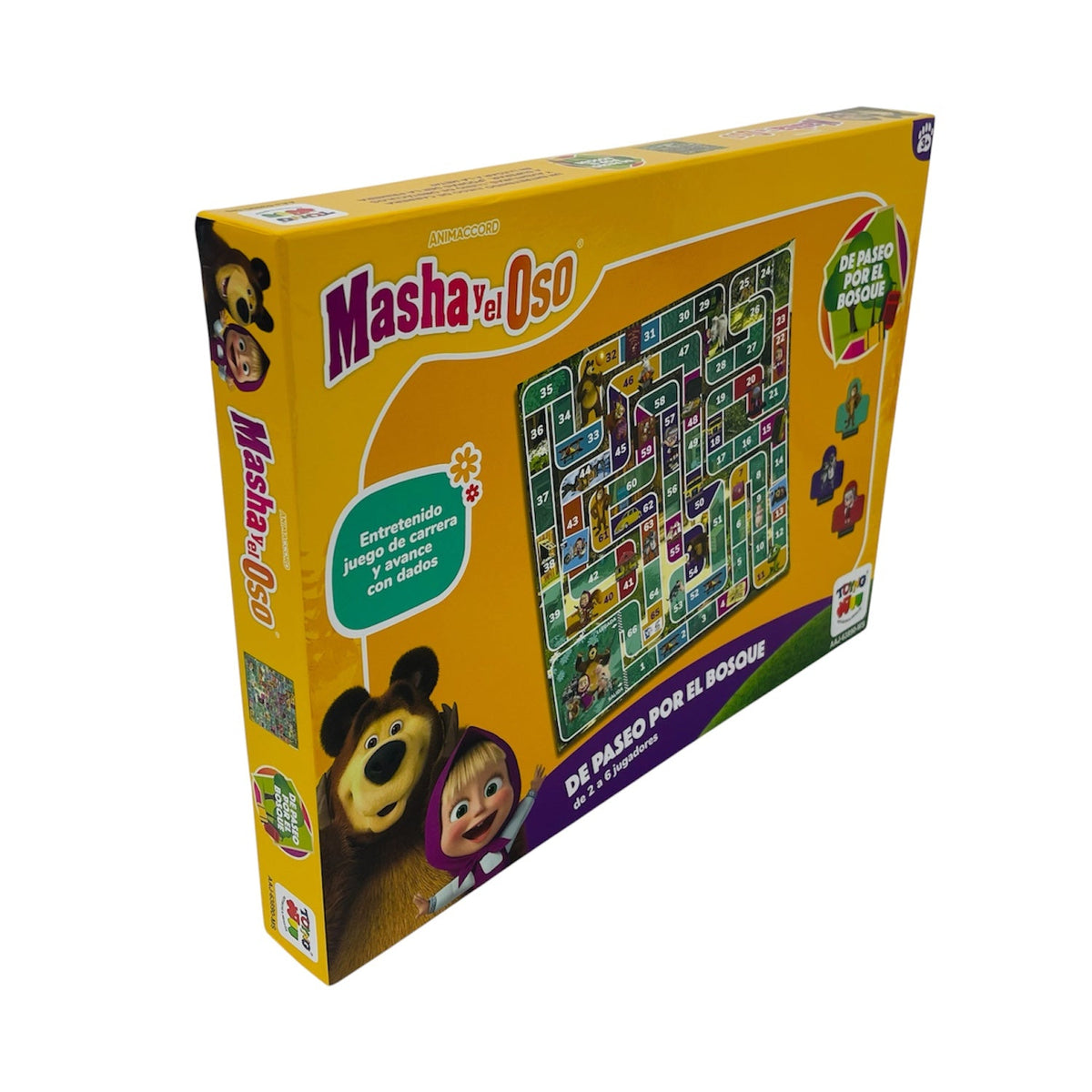 Juego de Mesa Paseo Por El Bosque - Masha Y El Oso - Toyng Chile