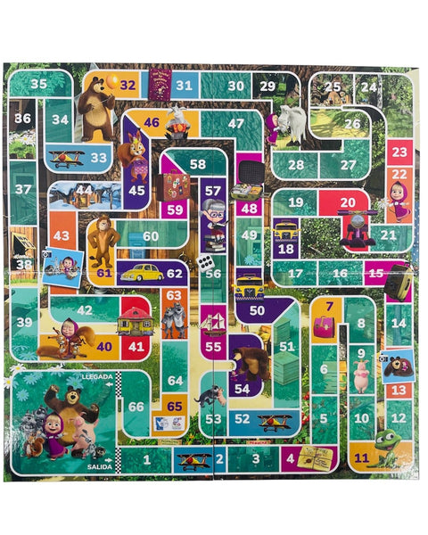 Juego de Mesa Paseo Por El Bosque - Masha Y El Oso - Toyng Chile