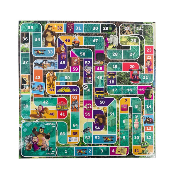 Juego de Mesa Paseo Por El Bosque - Masha Y El Oso - Toyng Chile