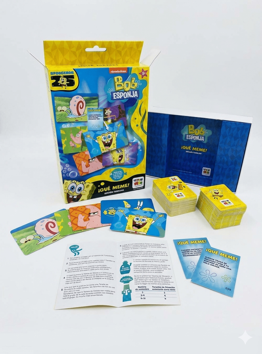 Juego de Mesa Que Meme - Bob Esponja - Toyng Chile
