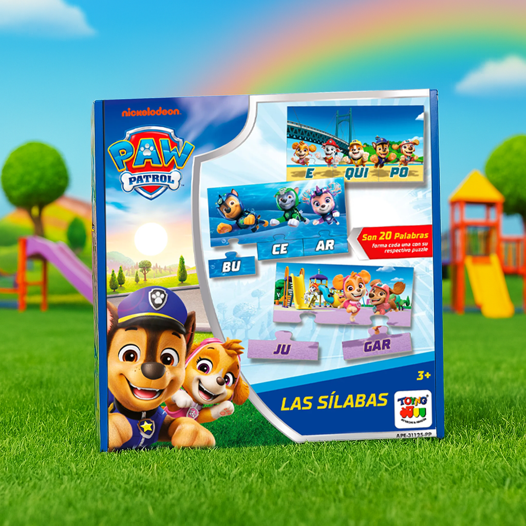 Juego de Mesa Separando Silabas - Paw Patrol - Toyng Chile
