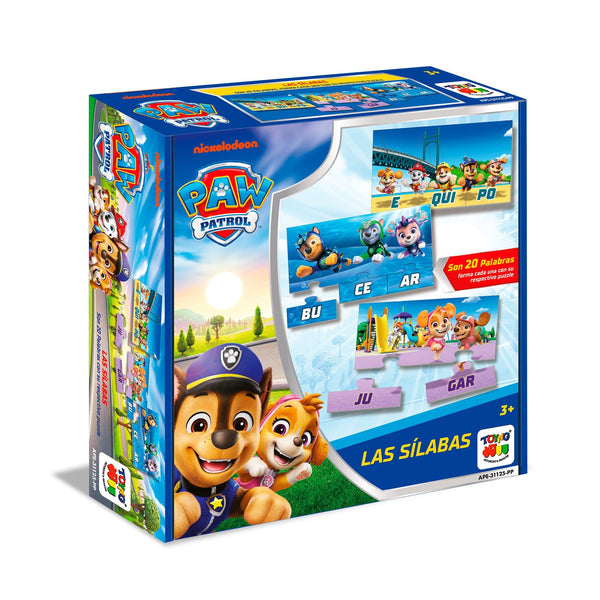 Juego de Mesa Separando Silabas - Paw Patrol - Toyng Chile